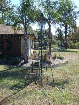 Both wedges of a single slice installed.