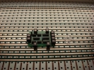 The Triks controller board and a few of the 768 LEDs to be installed