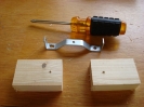 Housing :: Mark the 1x2s and drill holes (You'll split them if you don't!)